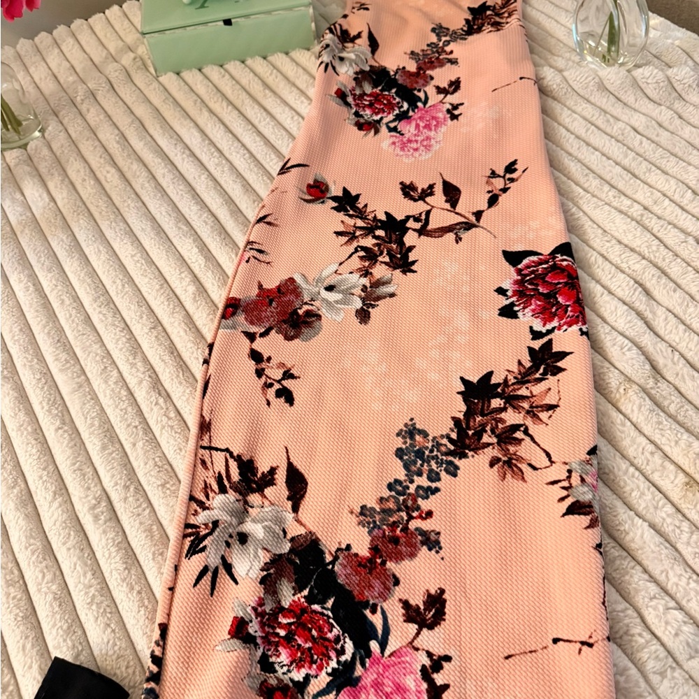 Revamped Pink Floral Dress